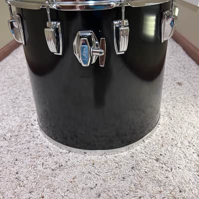 Ludwig Concert Toms 15” and 13” with Ludwig Double-Tom Stand - Black Cortex Finish image 16