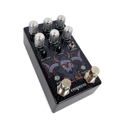 Empress Effects Heavy Menace Limited Edition Distortion Pedal, Blue Purple Sparkle image 2