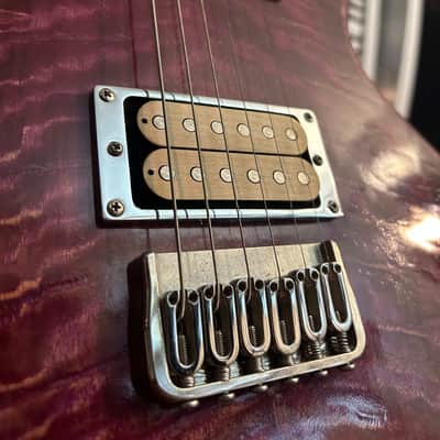 Custom 'Franken-Paul' LP/Strat Hybrid - W/Hardshell Case and Accessories 2020 - Purple Burl image 5
