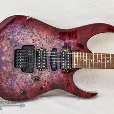 Ibanez RG470PB Poplar Burl - Red Eclipse Burst image 3