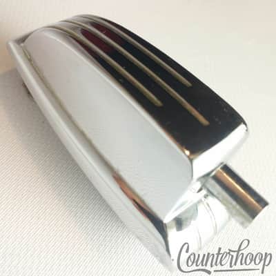 *Ludwig Bass Drum/Floor Tom Lug Vintage Chrome Long Swivel Large Classic 60s USA image 1