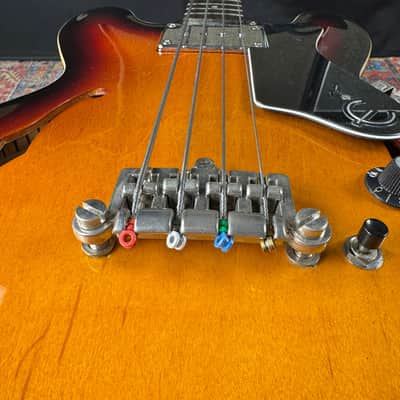 Epiphone Rivoli Reissue Short Scale Semi-Hollow Bass Mudbucker Transducer - 1996 image 21