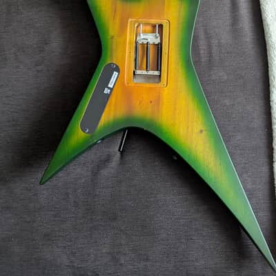 Solar Guitars X1.7FRLB – Flame Lime Burst Matte 2025 - Lime Burst Matte image 8