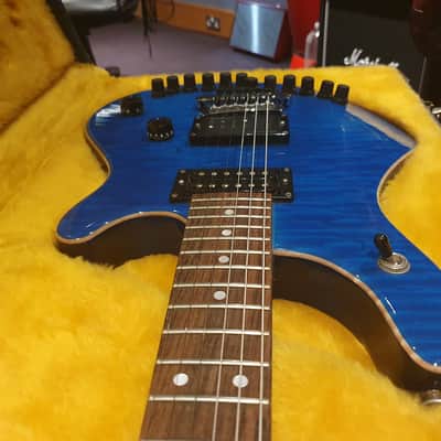 Crazy RARE Washburn USA Custom Shop AAA Quilt 10 Top Artist Guitar! 7 pickups & inputs! PRS style! image 11