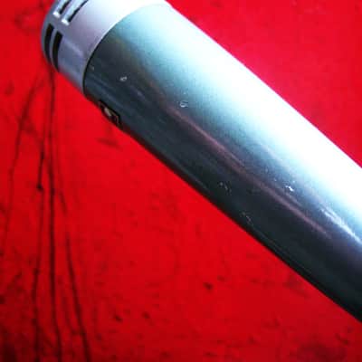 Vintage RARE 1960's NEAT TM-10 dynamic omni-directional microphone High Z w cable & stand Lafayette Calrad Aiwa image 8