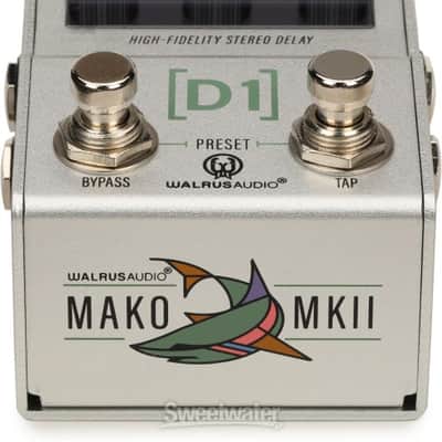 Walrus Audio Mako MKII D1 High-fidelity Stereo Delay Pedal (D1DlyMk2d1) image 6
