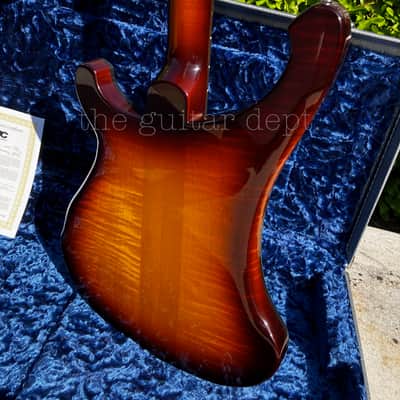 ♚ PRISTINE ♚2022 Rickenbacker 480XC♚TOBACCOGLO♚90th Anniversary♚360♚EBONY♚OHSC♚SAVE ££s image 15