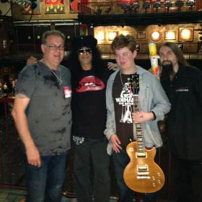 Gibson Les Paul Slash Appetite Signed 2010 Amber AFD image 3