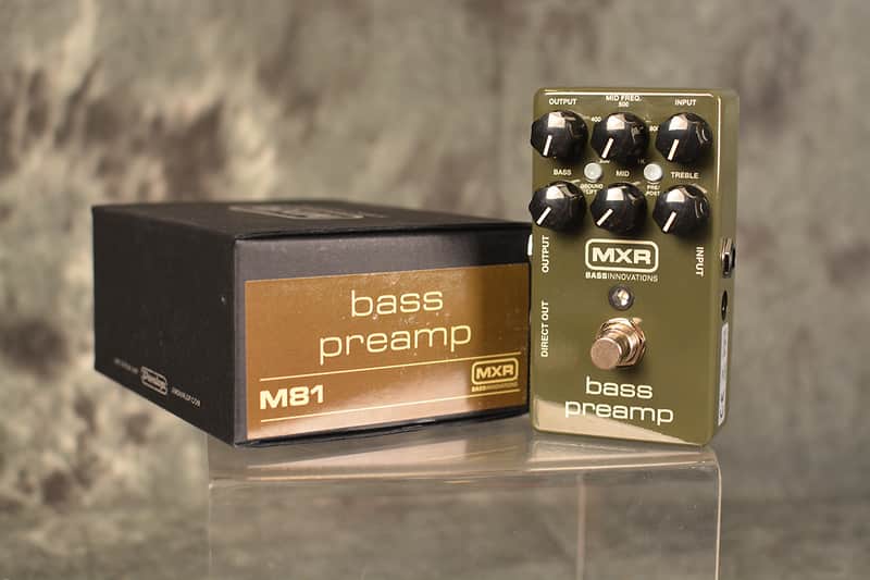 MXR Bass Preamp M81 NEW w FREE Same Day Shipping, Patch Cable & 9V Power Supply Included image 1