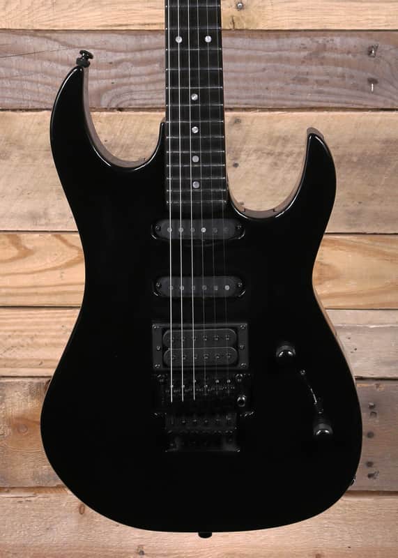 BC Rich ST3 Retro II Electric Guitar Black w/ Floyd Rose image 1