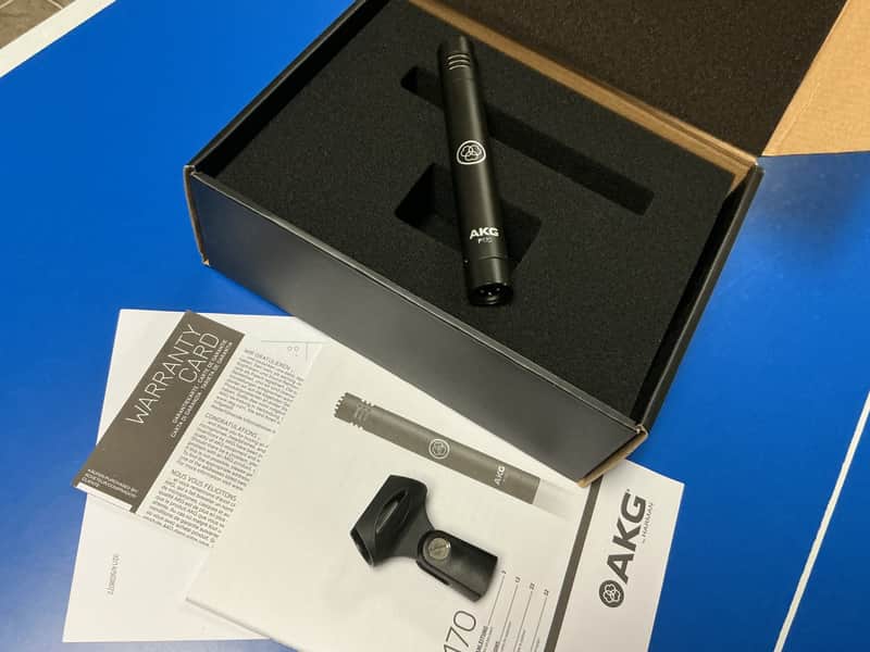 AKG P170 Small Diaphragm Cardioid Condenser Microphone 2010s - Black image 1