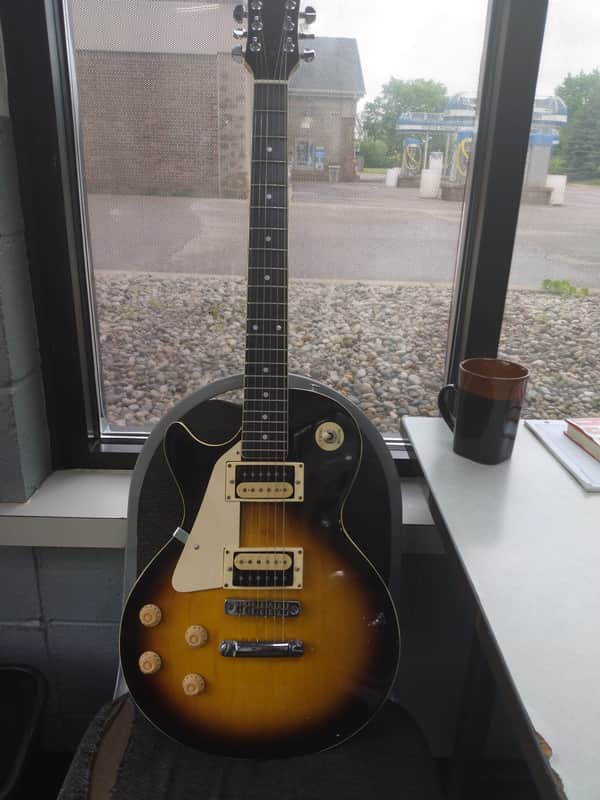Hondo Les Paul 1985 Tobacco burst lefty image 1