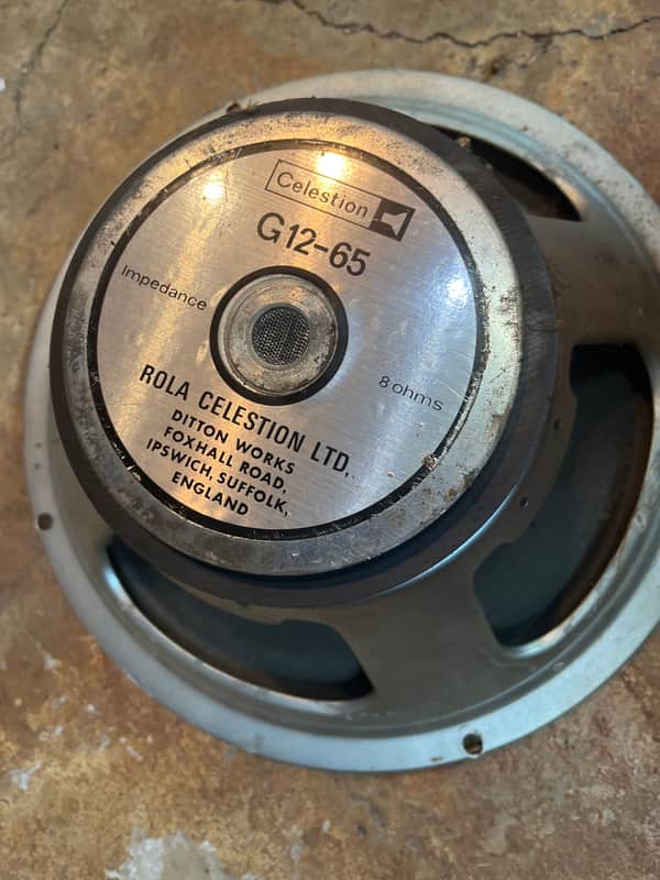 Celestion G12-65 1983 - Silver