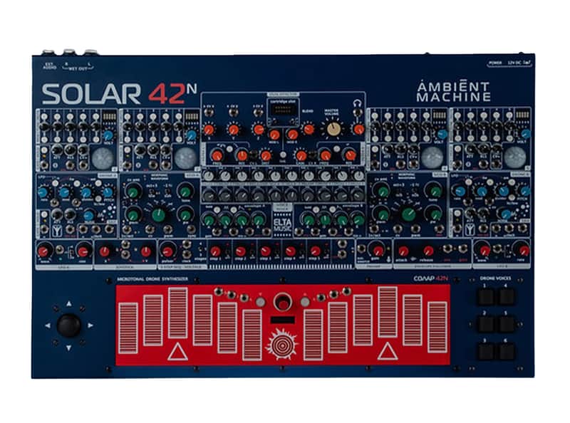 Elta Music Solar 42N Ambient Machine Drone Synthesizer (Blue) image 1