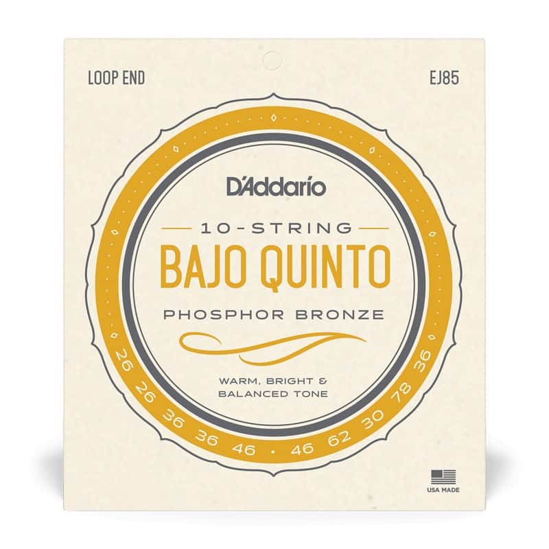 D'Addario EJ85 Bajo Quinto Strings image 1
