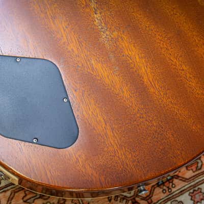 EASTMAN MIC SB59/v Solid Body Single Cutaway Aged "GoldBurst + Ebony" (2024) image 21