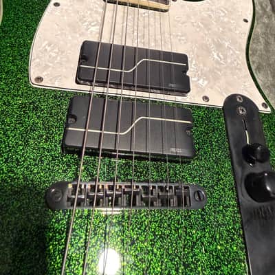 ESP LTD SCT-607B Stephen Carpenter Signature 2019 - Present - Green Sparkle image 3