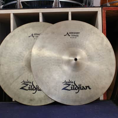 Zildjian 16" A Concert Stage Cymbal Pair 1707/1708g image 2
