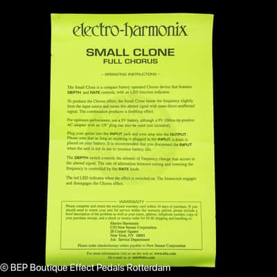 Electro-Harmonix EH4600 Small Clone Full Chorus '90 made in the USA image 10