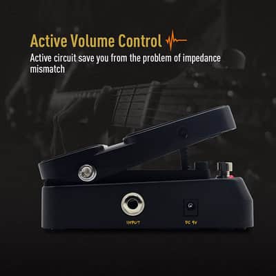 SONICAKE Active Volume & Wah Pedal, Mini 2 in 1 Combo Electric Guitar Effect Pedal with Wah Wah Active Volume Control - VolWah image 3