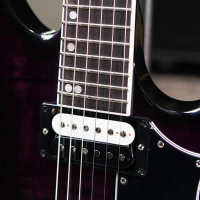 Gibson Victory Figured Top Electric Guitar - Dark Purple Burst with Hardshell Case image 8