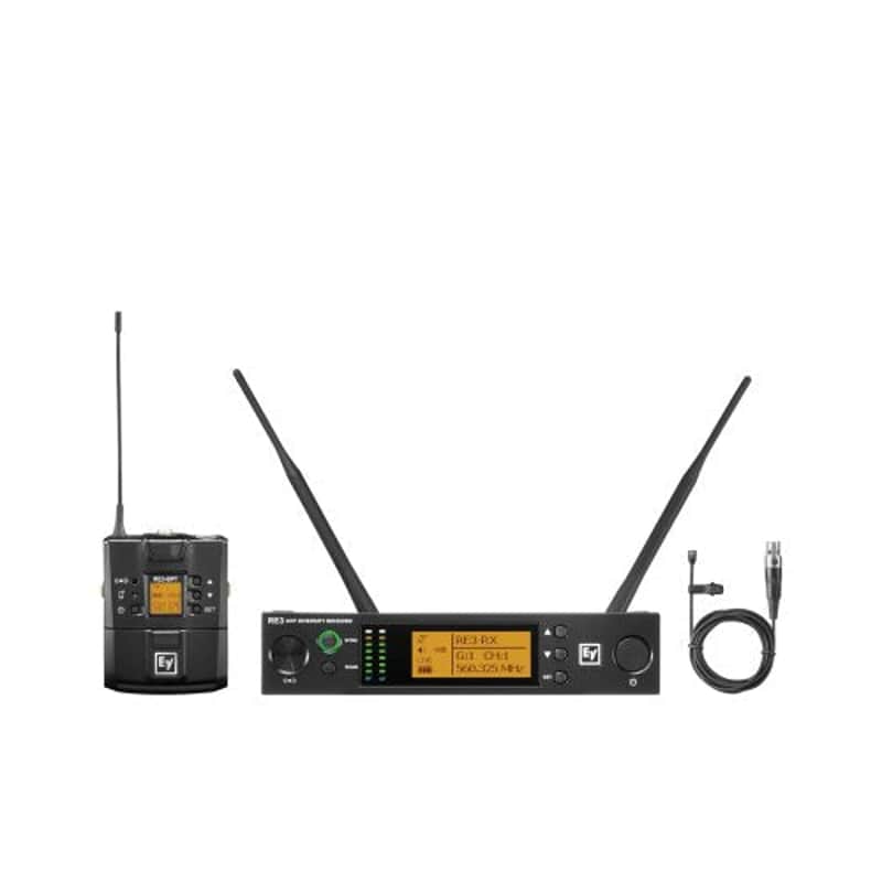 Electro-Voice RE3-BPOL-5H Wireless Bodypack System with OL3 Omnidirect - 560-596MHz image 1