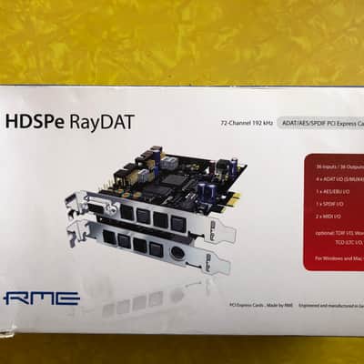 RME HDSPe RayDAT PCI Express Card - Used, v.1.2 board, includes expansion board image 3