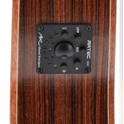 Manuel Rodriguez Exotica EX-SS-EA Santos Rosewood/Spruce 4/4 Gloss E-Acoustic (ES-SS-EA) image 6