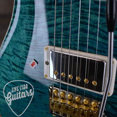 Pre-Owned PRS McCarty 594 Tremolo Wood Library - Laguna Blue with Hard Shell Case image 18