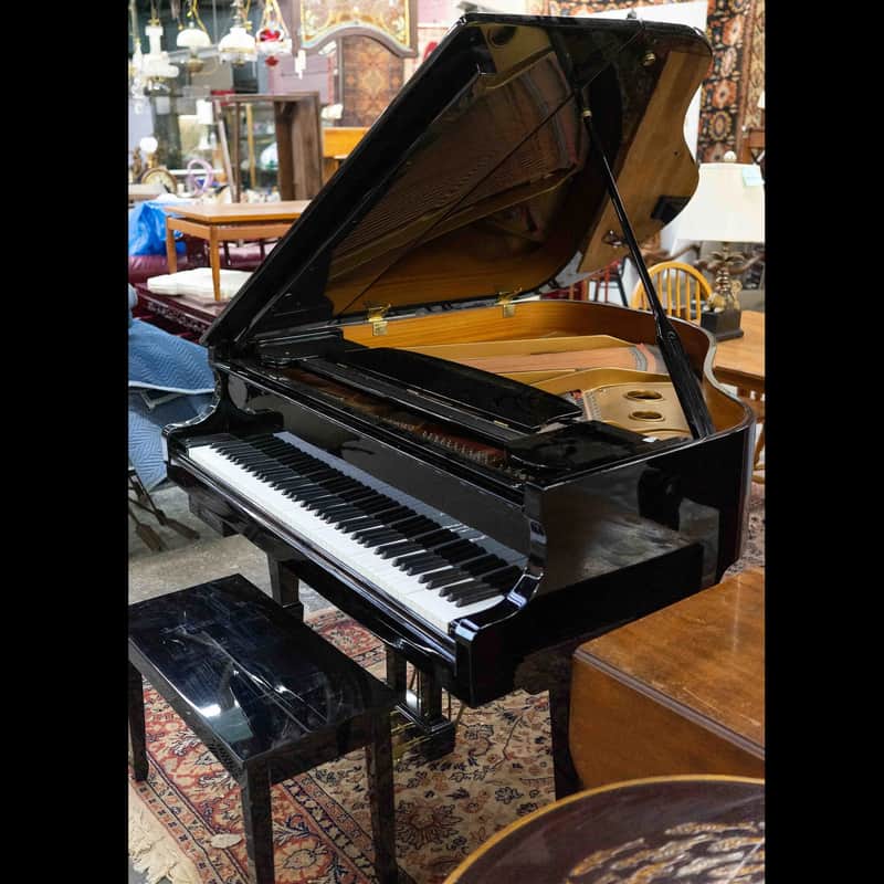 Wurlitzer 5' Baby Grand Player Piano Bluetooth CD QRS System image 1