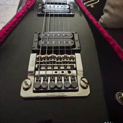 Gibson Flying V I with Kahler Vibrato and Offset Knobs 1981-1988  Ebony image 1