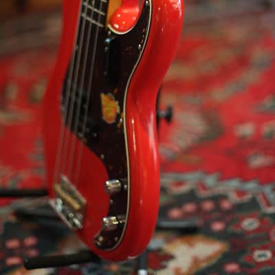 Squier Classic Vibe Precision Bass Fiesta Red image 8