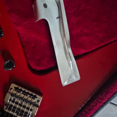 1985 Gibson Flying V I Ferrari Red with Kahler image 13