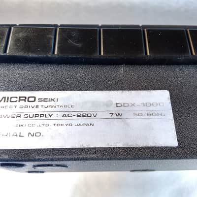 Micro Seiki DDX 1000 giradischi / Year 1977 image 5