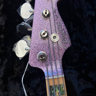 Fender Limited Edition Adam Clayton Jazz Bass 2017 - Purple Sparkle image 5