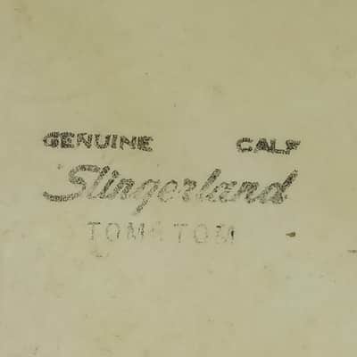 Slingerland 12" Genuine Calf Skin Tom Tom Drum Head Batter/Resonant Vintage 50s image 2
