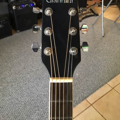 Giannini GD-41AF BLB Flamed Blue Black Acoustic  Guitar image 5