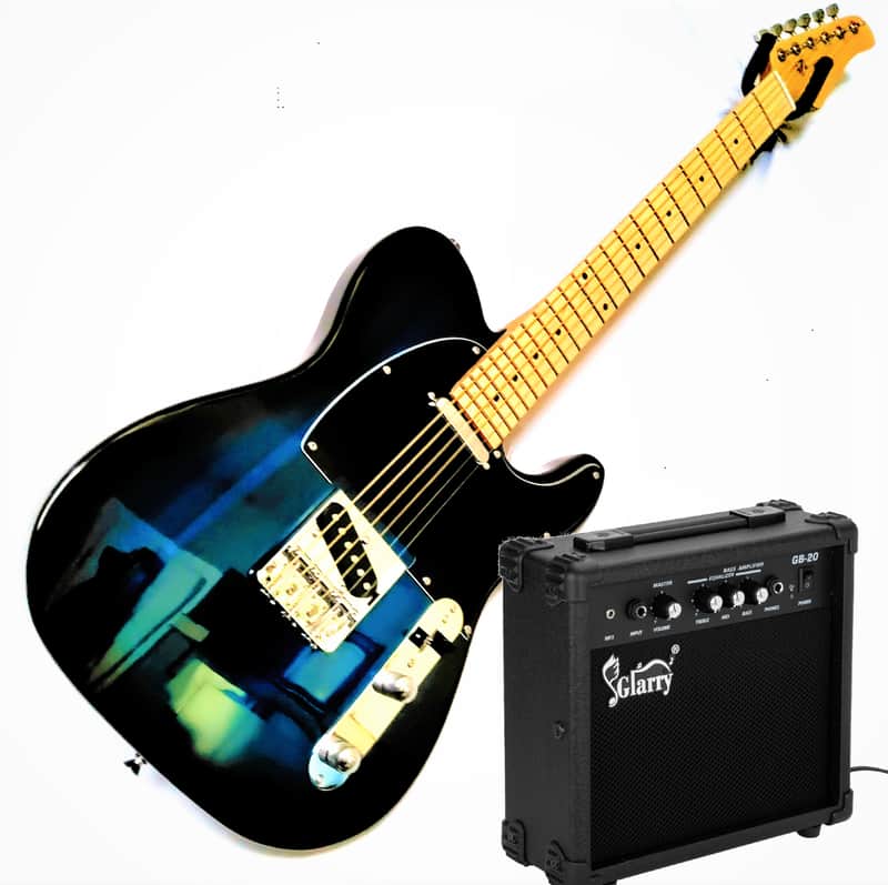 🎸+Amp! T Style Electric Guitar +Soft Case/Gig Bag, Strap, Cable!🎸 image 1