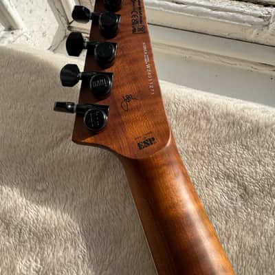 ESP LTD JM-II Josh Middleton Signature 2024 - Black Shadow Burst image 8