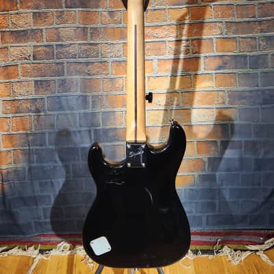 Squier Stratocaster  3/4 Size Black Full Set Up image 2