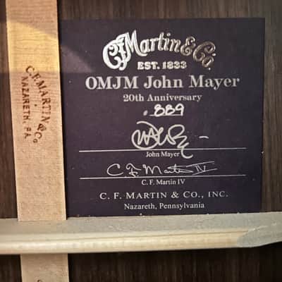 Martin OMJM John Mayer 20th Anniversary #889 2023 - Blue/Gray image 2