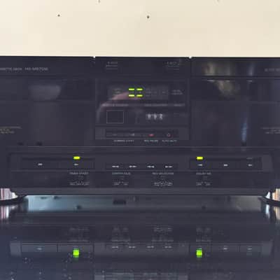 MAGNETOPHONE PLATINE LECTEUR ENREGISTREUR DOUBLE CASSETTES K7 AKAI HX-M670W image 1