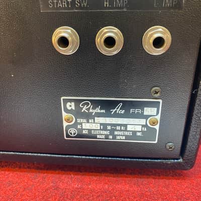 1970 Ace Tone FR-6 Rhythm Ace in rare black tolex. image 8