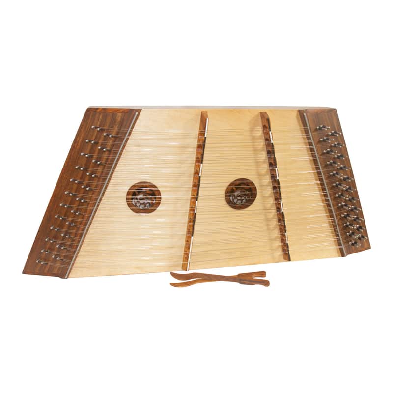 Roosebeck DH12-11R 12/11 Hammered Dulcimer w/Pair of Dulcimer Hammers,Tuning Tool & Extra String Set image 1