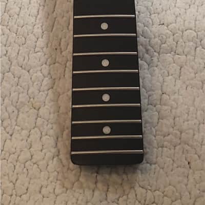 Spectacular USA made,Roasted flame maple neck,Rosewood FB. Killer flame maple head stock.  No fret tangs. Rounded edges. Made for a Tele body #MRT-40P-" You never felt frets like this. image 8