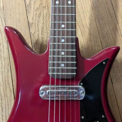 Teisco Tulip 60s - Red/sunburst image 3