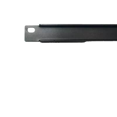 LASE 1/2U (Space) Black Heavy Duty Flanged 16GA Blank Rack Case Panel 19" x 0.875" image 9