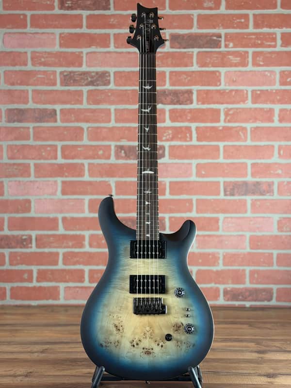PRS SE Custom 24-08 Exotic Electric Guitar - Lake Blue Midnight Burst image 1