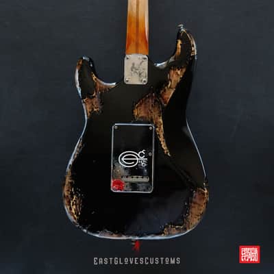 Fender Stratocaster HSS Deluxe Series Sunburst Heavy Aged Relic by East Gloves Customs image 15