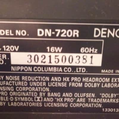 Denon DN-720R Cassette Deck image 3